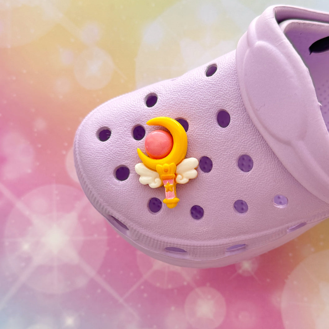 Sailor Wand Shoe Charm