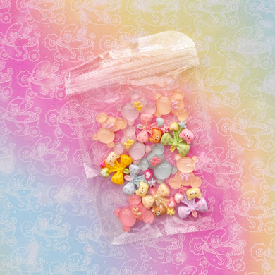 Bear Bows and Jellies Resin Charms