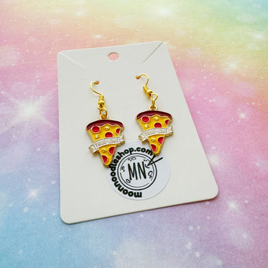 Pizza Earrings