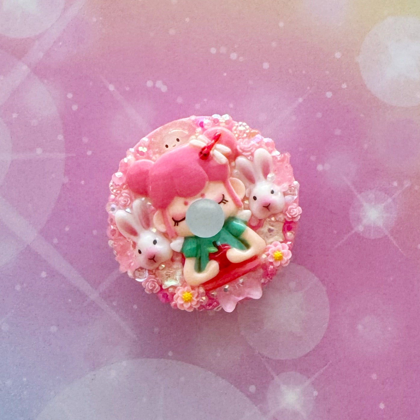 Pink PopMart Nanci Bubblegum Girl Phone Kindle Grip – MoonNoodleShop