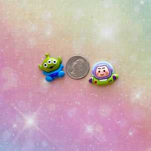 A624 Toy Characters Resin Charms - 8 pcs