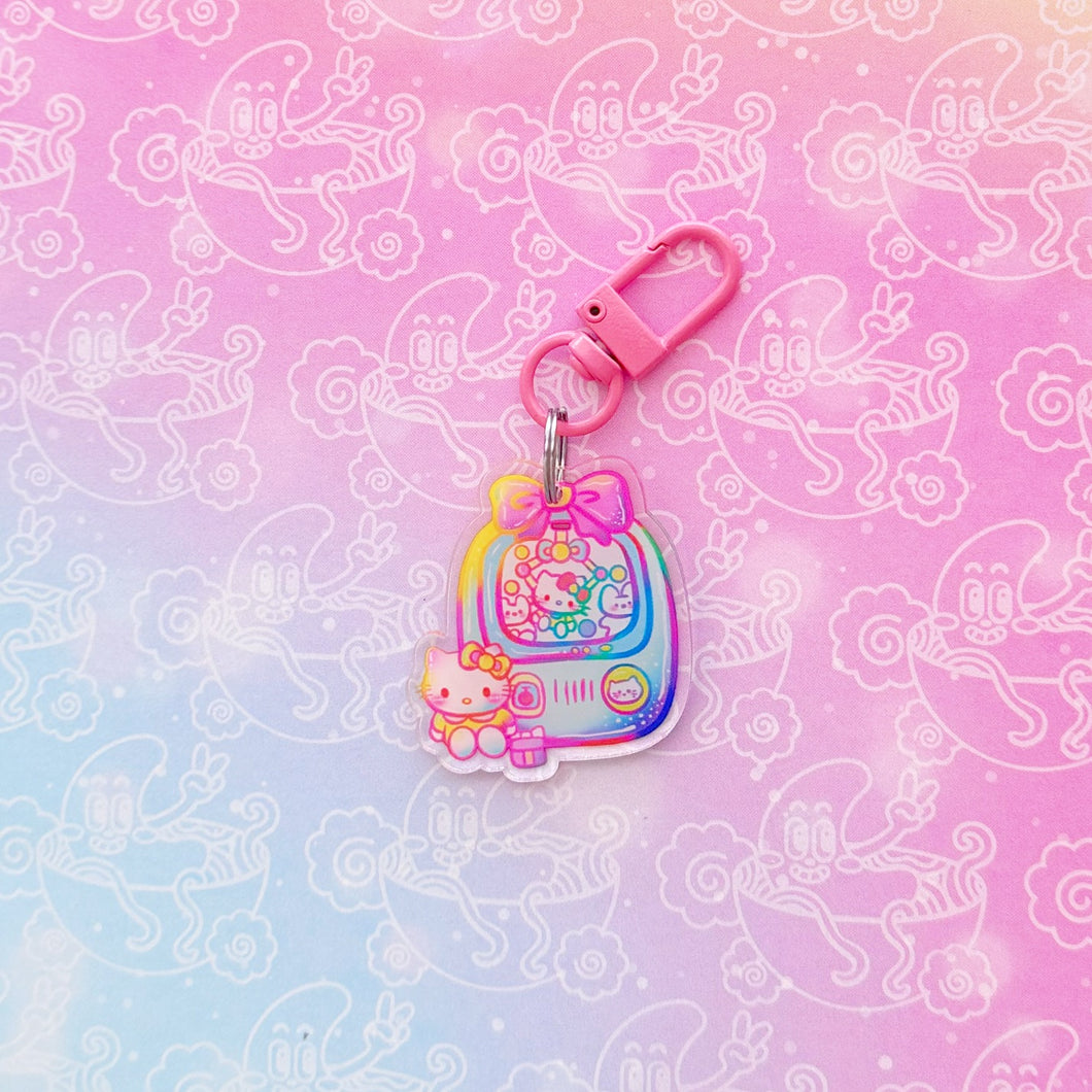 Rainbow HK Game Keychain