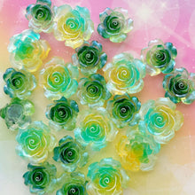Load image into Gallery viewer, Luminous 3D Glow Roses Resin Charms 1 Bag