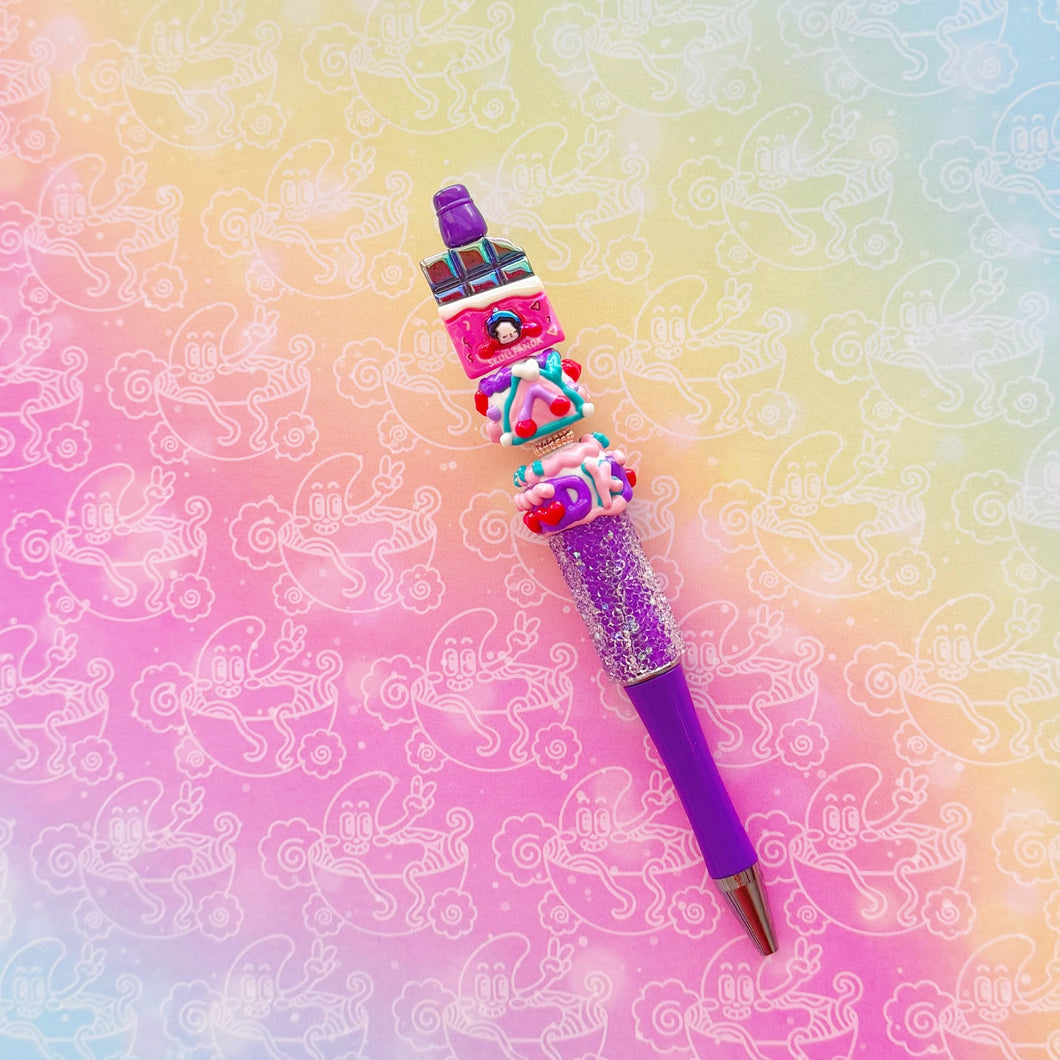 PopMart Skull Panda Chocolate Pen