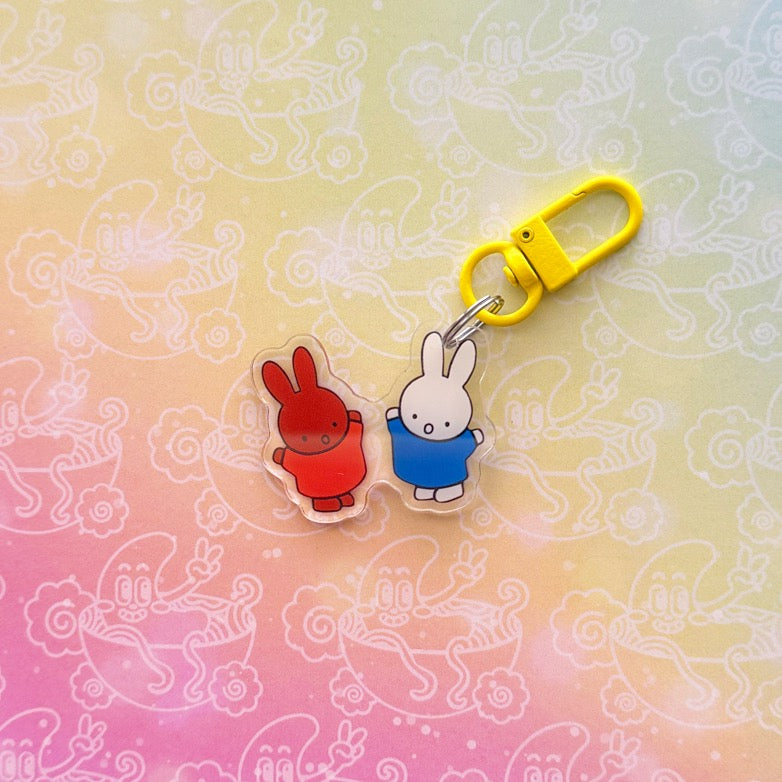 Miffy and Melanie Keychain