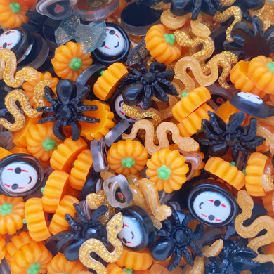 A332 Halloween Haunt Resin Charms Mix