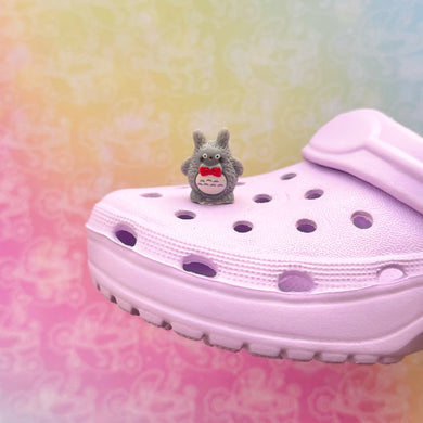 3D Totoro Bowtie Shoe Charm