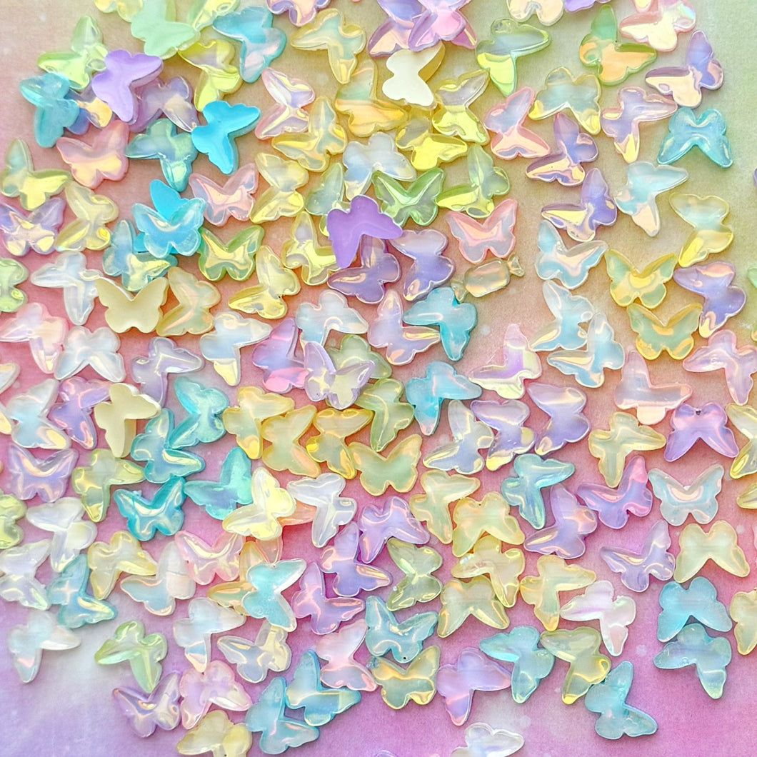 A626 Pastel Mocha Butterflies - 1 bag