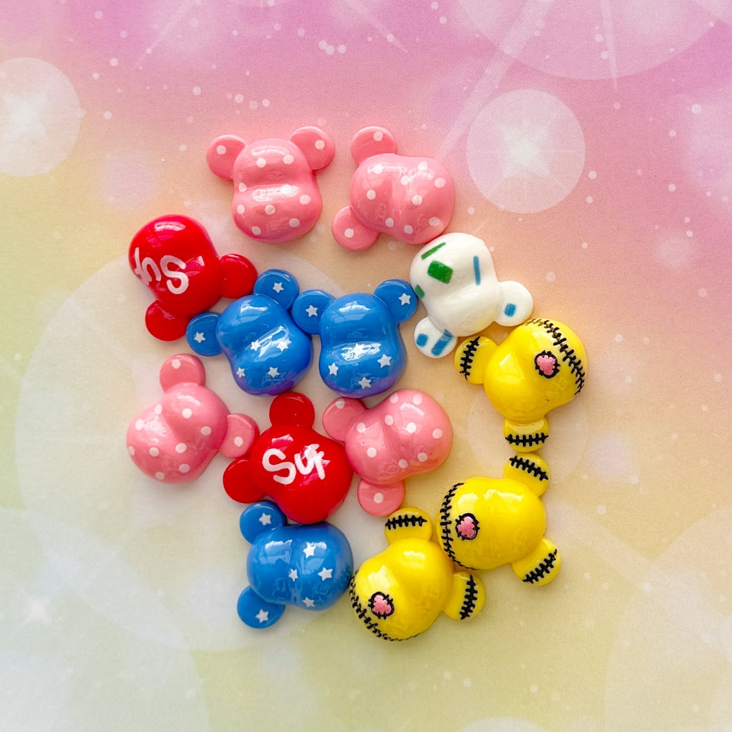 3D Flatback Gloomy Bear Resin Charms 1 Bag
