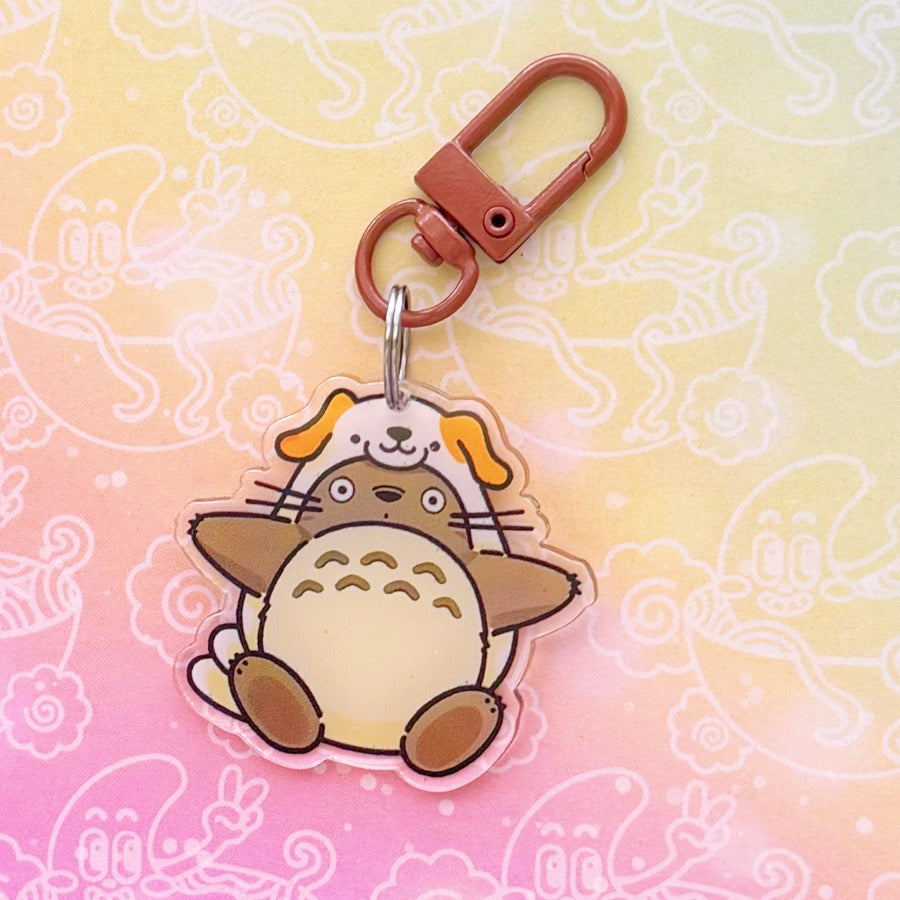 Totoro Dog Costume Keychain