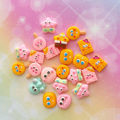 Spongebob #2 Resin Charms 1 Bag