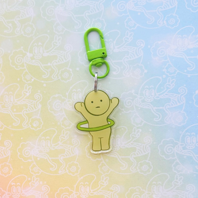Smiski Hula Hoop Keychain