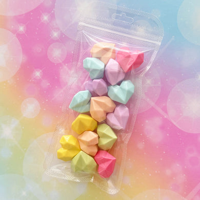 XL Heart Gem Resin Charms 1 Bag