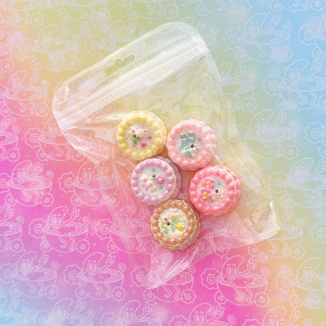 Vintage Cake Mixed Pen Beads 1 Bag
