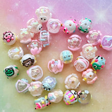 Load image into Gallery viewer, A563 Baby Monster Painted Beads 30pcs