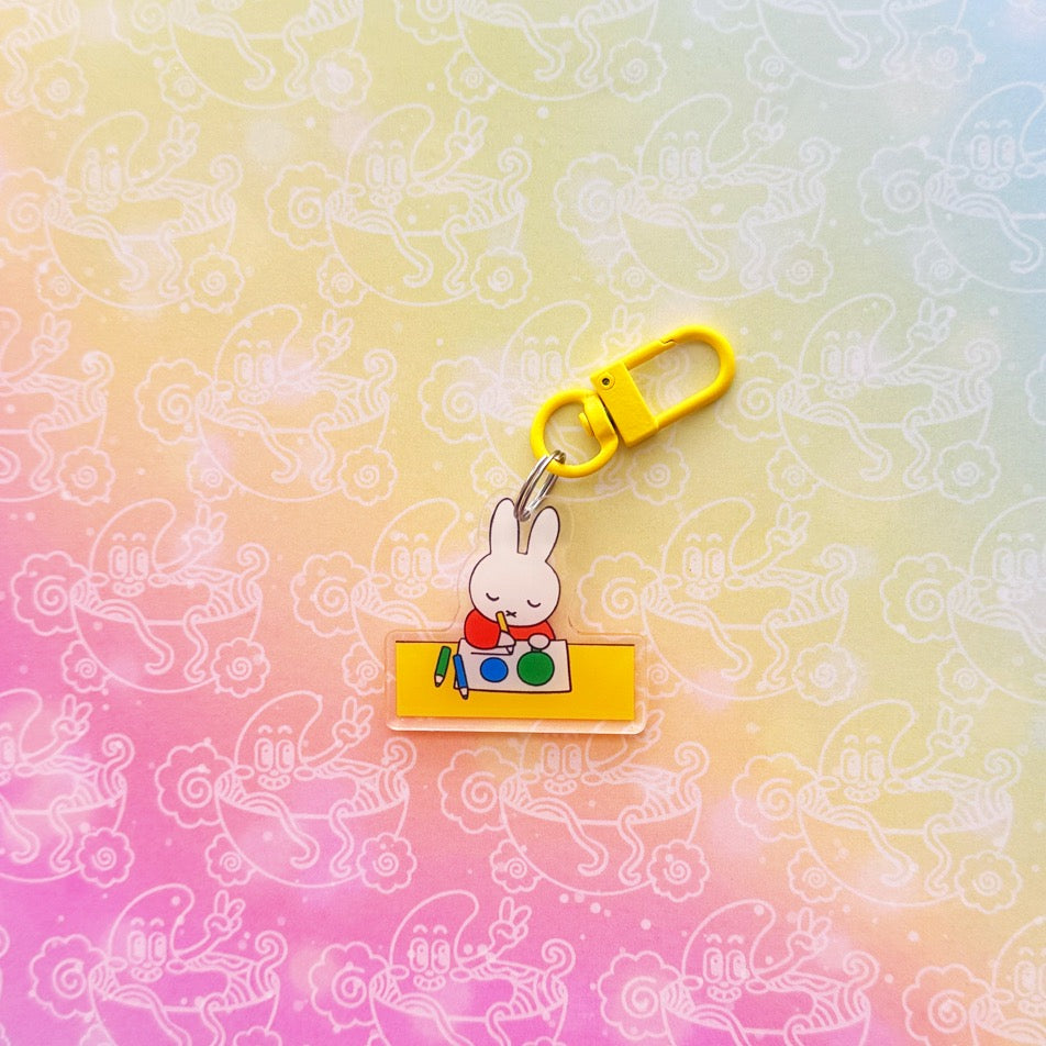 Miffy Arts and Crafts Keychain