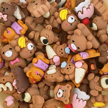 Load image into Gallery viewer, A364 Chocolate Bear Cookie Mini Charms