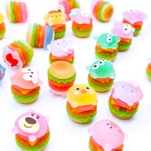 Load image into Gallery viewer, A368 Cartoon Burgers Charms 10pcs