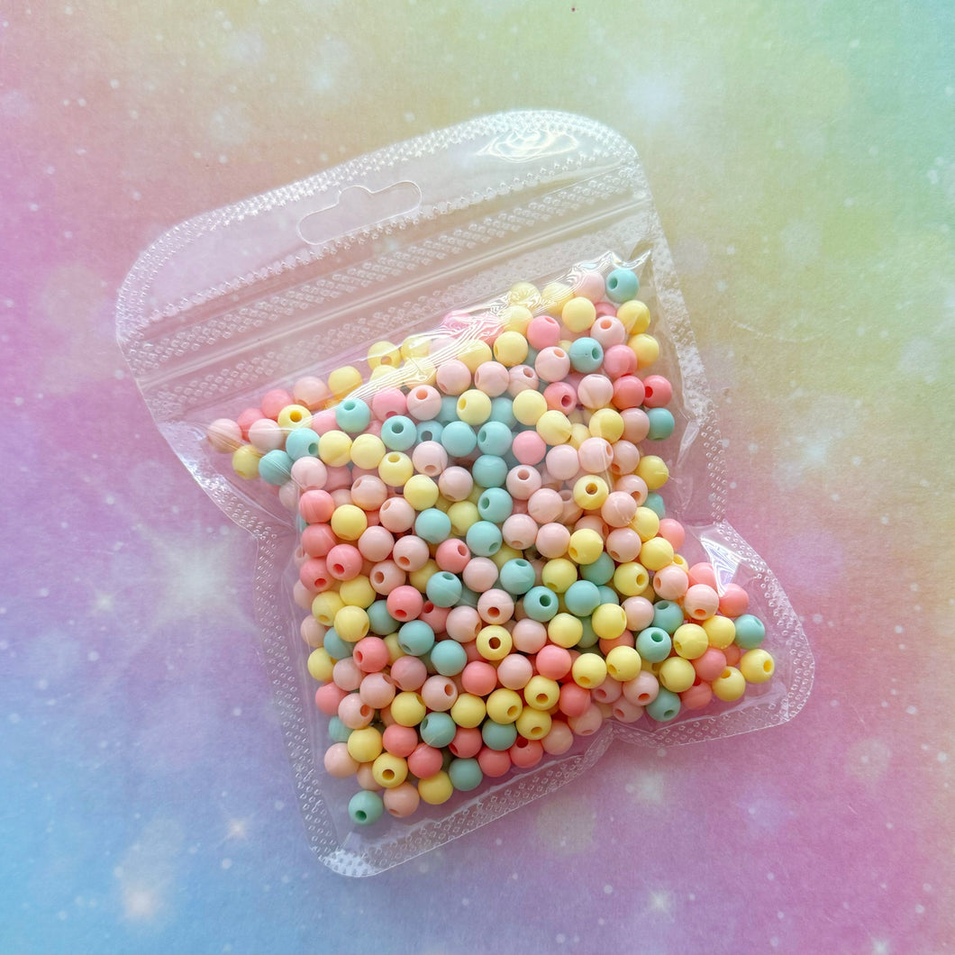 A595 Pastel Beads - 1 bag