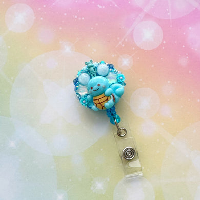 Squirtle Pokemon Badge Reel ID Holder