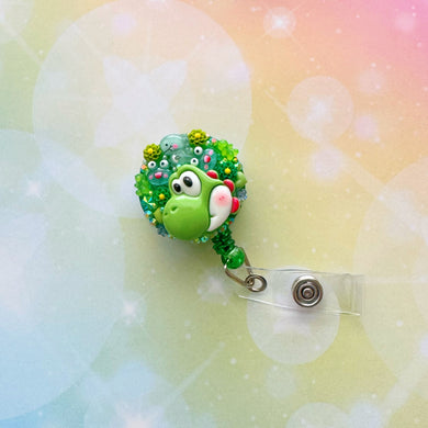 Yoshi Badge Reel ID Holder