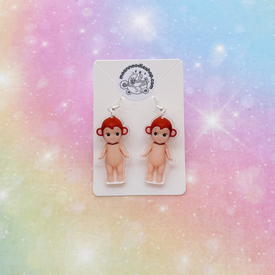 Sonny Angel Monkey Earrings