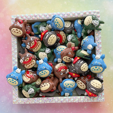 A653 Totoro Resin Charms - 10 pcs