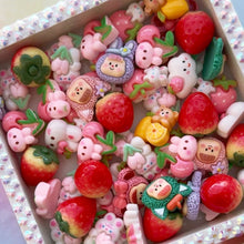Load image into Gallery viewer, A424 Jumbo Strawberry Charms 25pcs