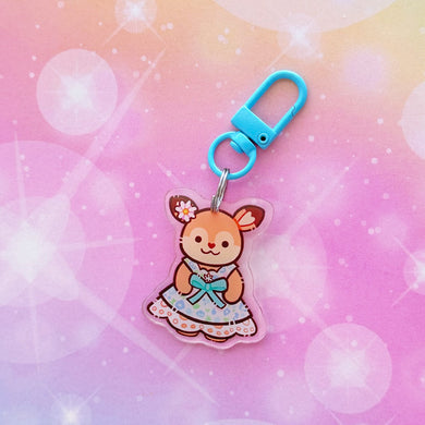 B115 Dainty Deer Keychain