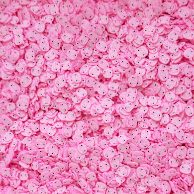 A516 Pink Piggies Polymer Clay Sprinkles CLEARANCE
