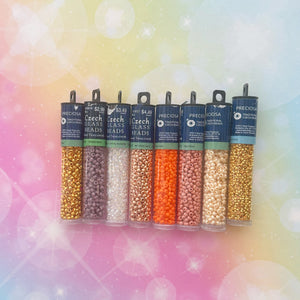 Warm Colors Seed Beads - 6 Colors