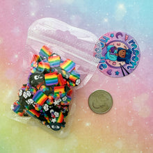 Load image into Gallery viewer, A522 Soot Rainbows Polymer Clay Sprinkles CLEARANCE