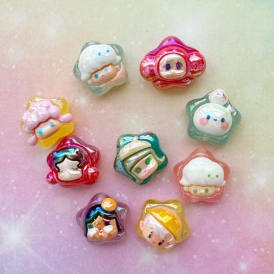 A507 PopMart Star Focal Beads -10 pcs