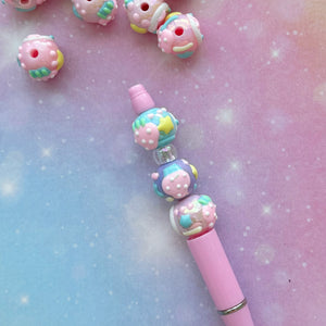 A525 Pastel Strawberry Focal Beads -15pcs