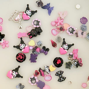 A539 Black Pink Kuromi Sprinkle Mix