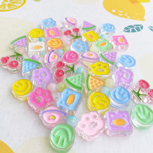 A292 Rainbow Party Beads - 1 Bag