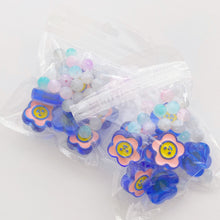 Load image into Gallery viewer, A293 Blue Flower Beads - 1 Bag