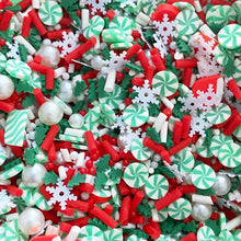 Load image into Gallery viewer, A215 Christmas Snowflake Mint Sprinkle Mix