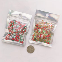 Load image into Gallery viewer, A215 Christmas Snowflake Mint Sprinkle Mix