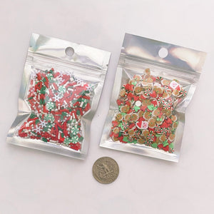 A215 Christmas Snowflake Mint Sprinkle Mix