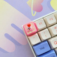 Load image into Gallery viewer, Pink Kirby Heart Artisan Keycap