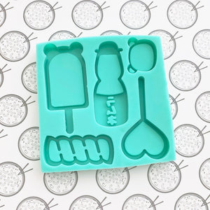 Marble Soda Popsicle Silicone Resin Mold