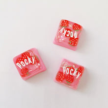 Load image into Gallery viewer, Pink Pocky Strawberry XDA Artisan Keycap