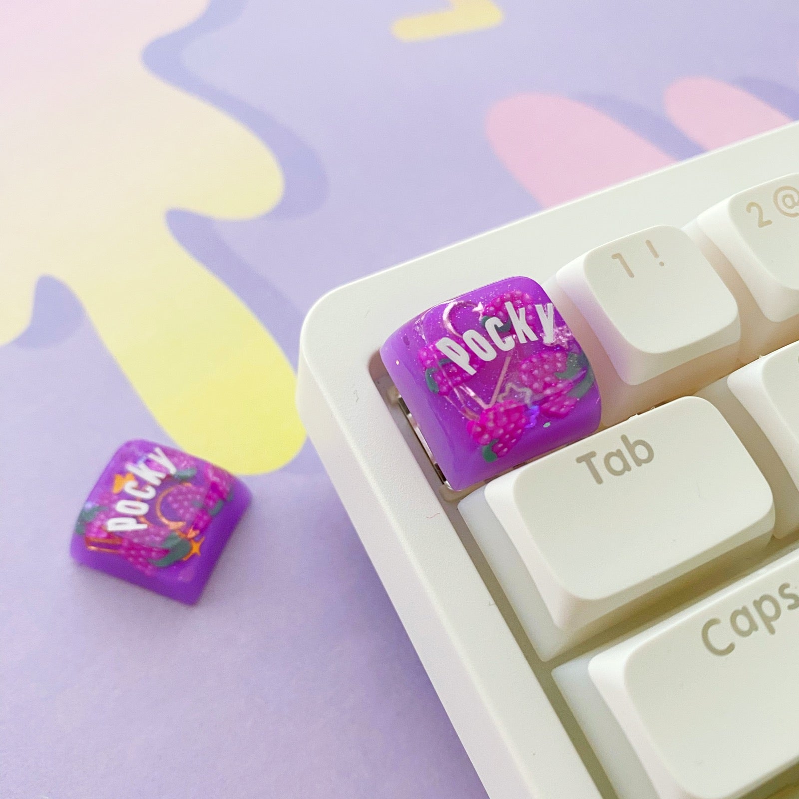 Pocky Grape XDA Artisan Keycap Set – MoonNoodleShop