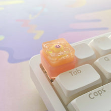 Load image into Gallery viewer, Rose Gold Smiley Flower Artisan Keycap