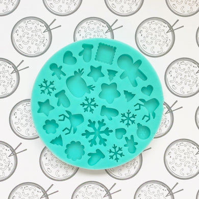 Winter Shaker Minis Silicone Mold For Resin