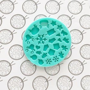 Winter Shaker Minis Silicone Mold For Resin